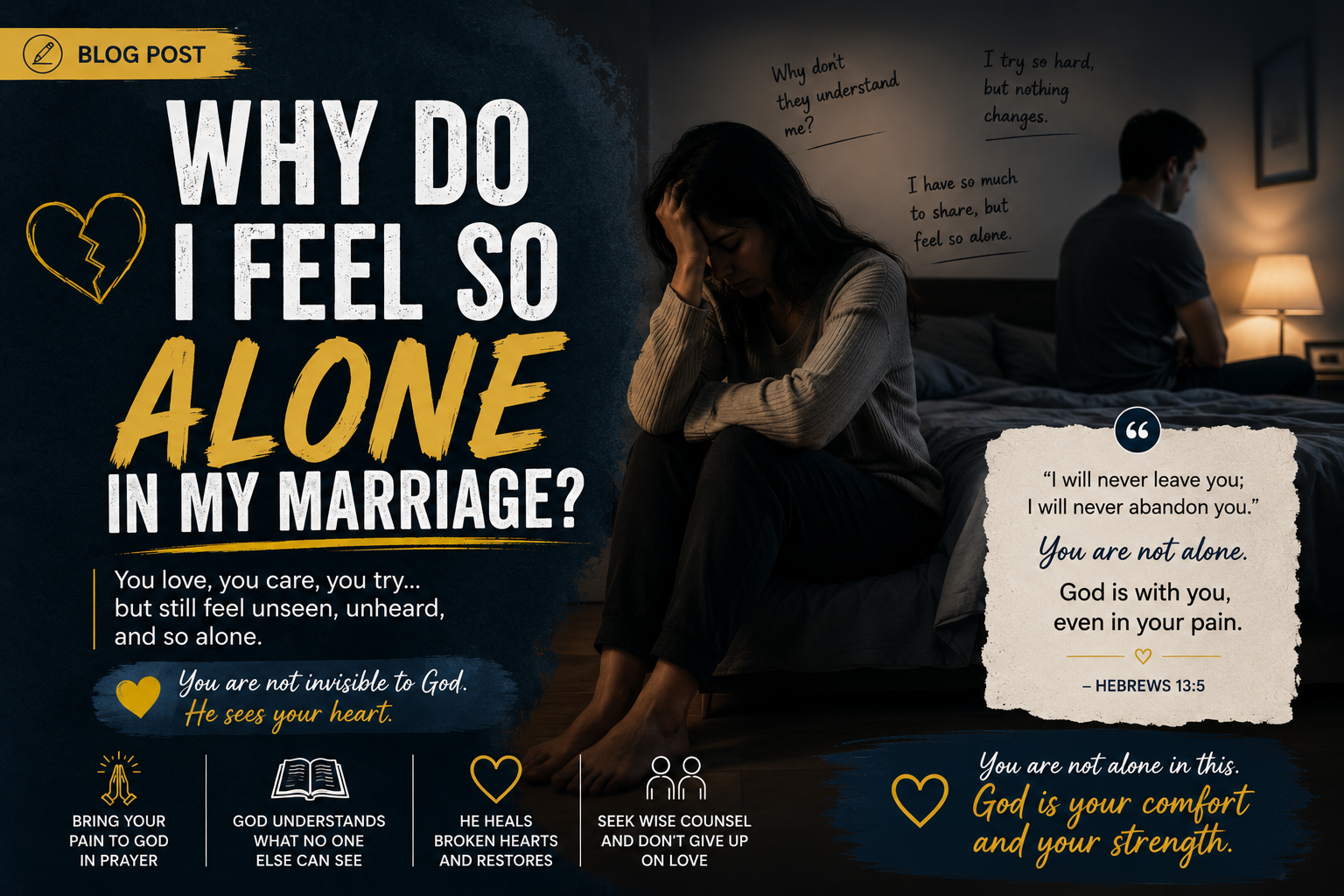 Why do I feel so alone in my marriage?