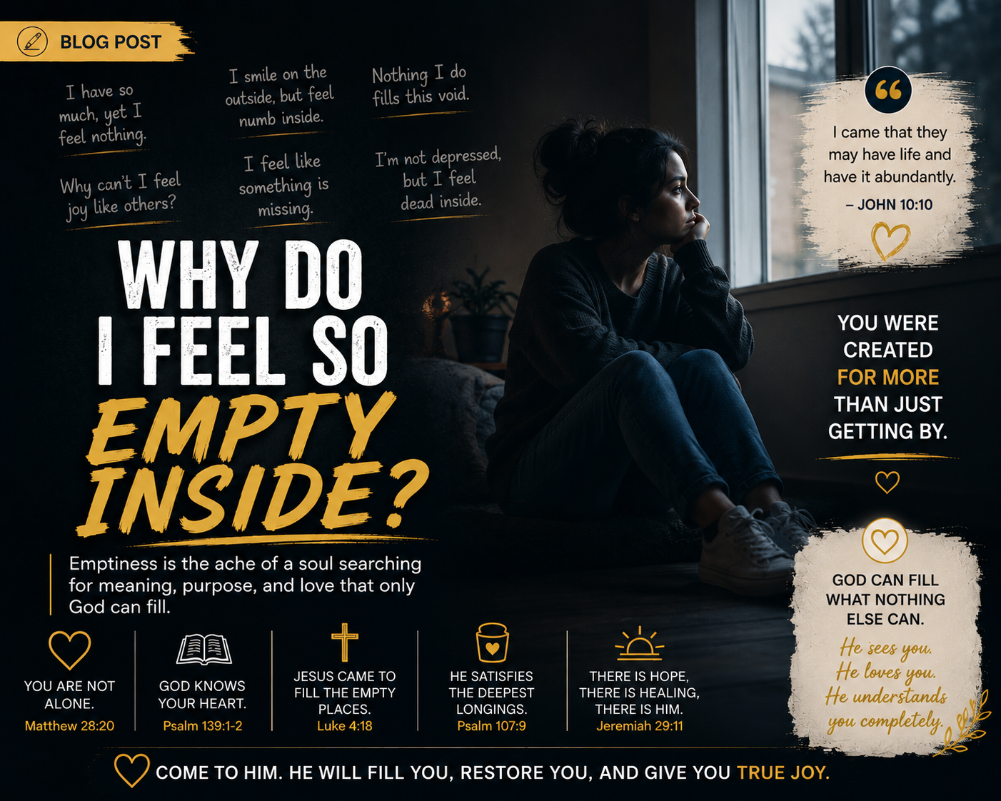 Why do I feel so empty inside?