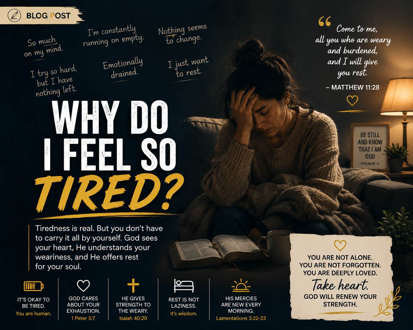 Why do I feel so tired?